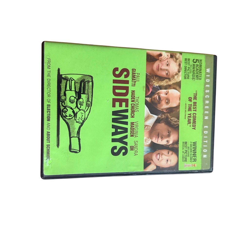 Sideways Widescreen Edition DVD Paul Giamatti‎ Thomas Haden Church Movie